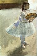 Edgar Degas Dancer with a Fan oil painting artist